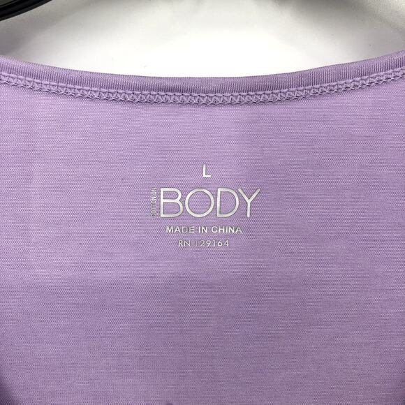Body Cotton On Womens Gym T Shirt Large Purple Round Neck Relaxed NWT - Picture 8 of 10